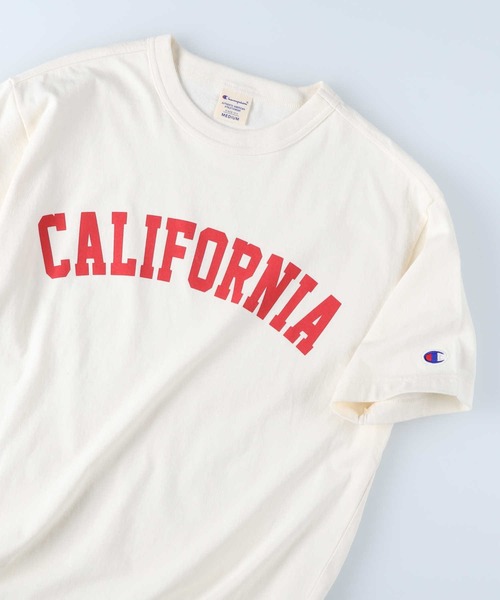 Champion（チャンピオン）の「【Champion】カレッジロゴＴシャツ（Tシャツ/カットソー・レディース・ブルー/ダークグレー/キャメル/キナリ・M/L）」の9枚目の写真