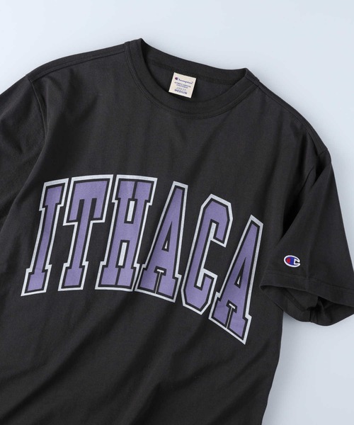 Champion（チャンピオン）の「【Champion】カレッジロゴＴシャツ（Tシャツ/カットソー・レディース・ブルー/ダークグレー/キャメル/キナリ・M/L）」の12枚目の写真