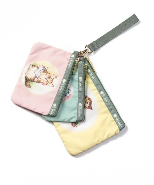 LeSportsac（レスポートサック）の「WRISTLET POUCH SET キャットアンドマウス（ポーチ）」 WEAR