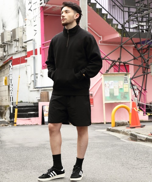 Carhartt WIP(カーハートダブリューアイピー)の「Carhartt WIP ハーフジップ スウェット(スウェット・メンズ・アッシュ/ブラック/ホワイト/レッド・MEDIUM/SMALL/LARGE)」の15枚目の写真