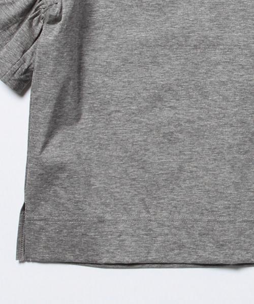 Ray BEAMS(レイビームス)の「RBS / ギャザー フリルスリーブT(Tシャツ/カットソー・レディース・オフホワイト/グレー・ONE SIZE)」の22枚目の写真