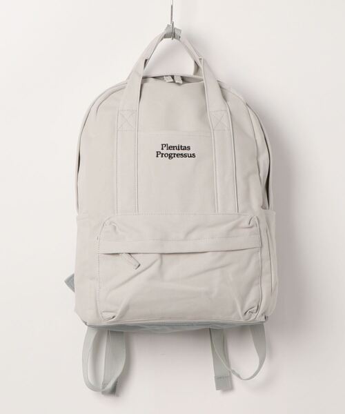 ALTROSE（アルトローズ）の「ロゴ　キャンバスリュック（バックパック/リュック・レディース・ブラック/グレー/アイボリー・FREE）」の5枚目の写真