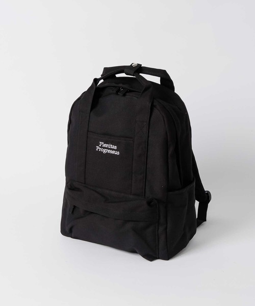 ALTROSE（アルトローズ）の「ロゴ　キャンバスリュック（バックパック/リュック・レディース・ブラック/グレー/アイボリー・FREE）」の14枚目の写真