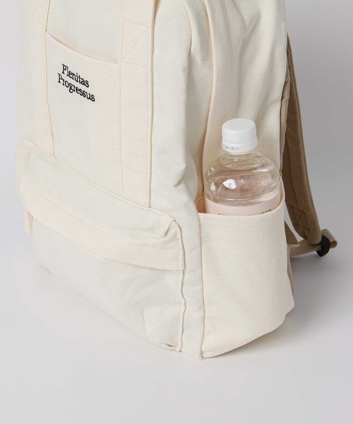 ALTROSE（アルトローズ）の「ロゴ　キャンバスリュック（バックパック/リュック・レディース・ブラック/グレー/アイボリー・FREE）」の19枚目の写真