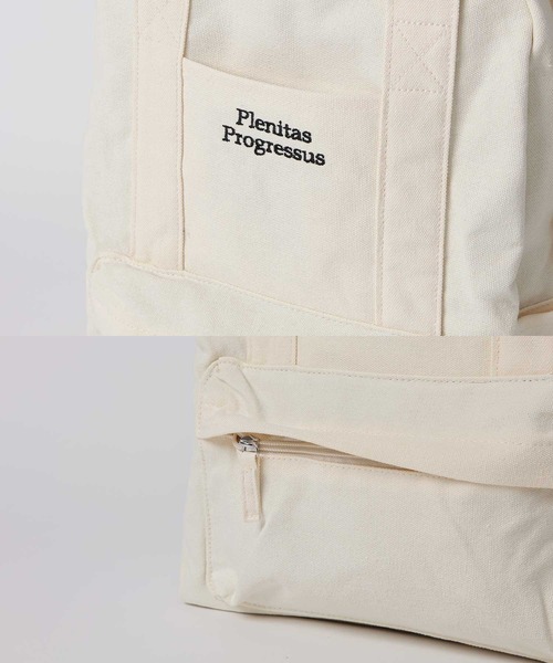 ALTROSE（アルトローズ）の「ロゴ　キャンバスリュック（バックパック/リュック・レディース・ブラック/グレー/アイボリー・FREE）」の20枚目の写真