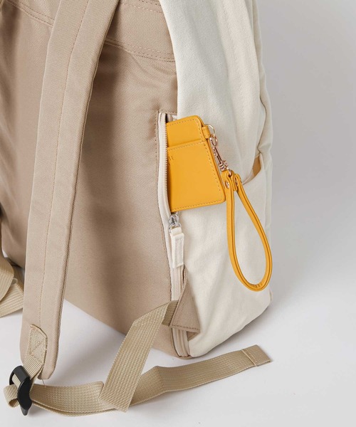 ALTROSE（アルトローズ）の「ロゴ　キャンバスリュック（バックパック/リュック・レディース・ブラック/グレー/アイボリー・FREE）」の21枚目の写真