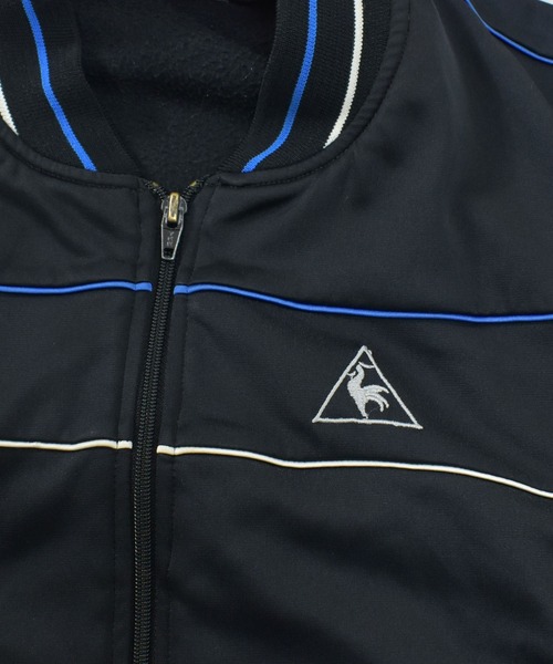 VINTAGE（ヴィンテージ）の「【ヴィンテージ古着】lecoq/ルコック フルジップ トラックジャケット ジャージ（ジャージ・メンズ・ブラック・LARGE）」の3枚目の写真