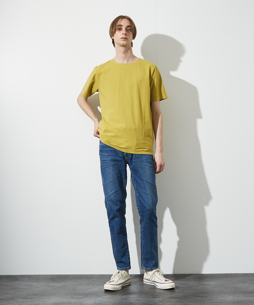 ABAHOUSE（アバハウス）の「【ノンストレス】COTTON LYCRA 圧着 クルーネック 半袖 Tシャツ（Tシャツ/カットソー・メンズ・ブラック/ベージュ系その他/ブルー系その他/ホワイト/その他/その他1/その他2・46/44/48/50）」の13枚目の写真