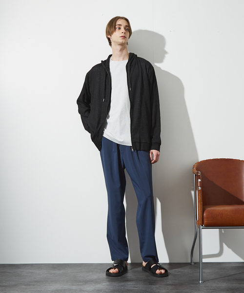 ABAHOUSE（アバハウス）の「【ノンストレス】COTTON LYCRA 圧着 クルーネック 半袖 Tシャツ（Tシャツ/カットソー・メンズ・ブラック/ベージュ系その他/ブルー系その他/ホワイト/その他/その他1/その他2・46/44/48/50）」の8枚目の写真