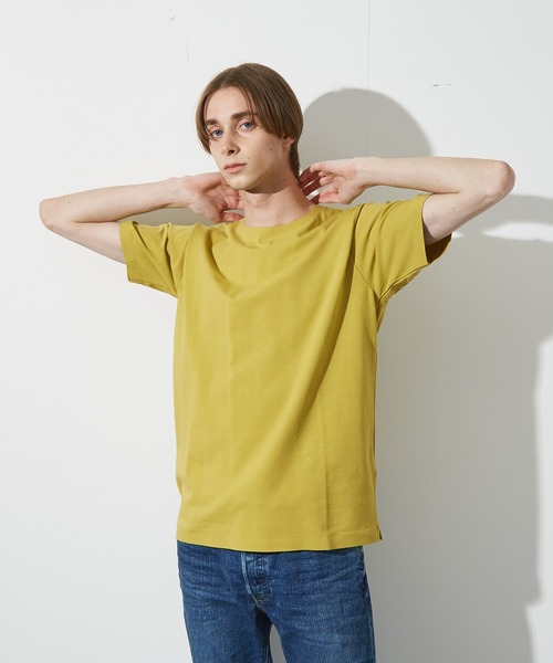 ABAHOUSE（アバハウス）の「【ノンストレス】COTTON LYCRA 圧着 クルーネック 半袖 Tシャツ（Tシャツ/カットソー・メンズ・ブラック/ベージュ系その他/ブルー系その他/ホワイト/その他/その他1/その他2・46/44/48/50）」の7枚目の写真