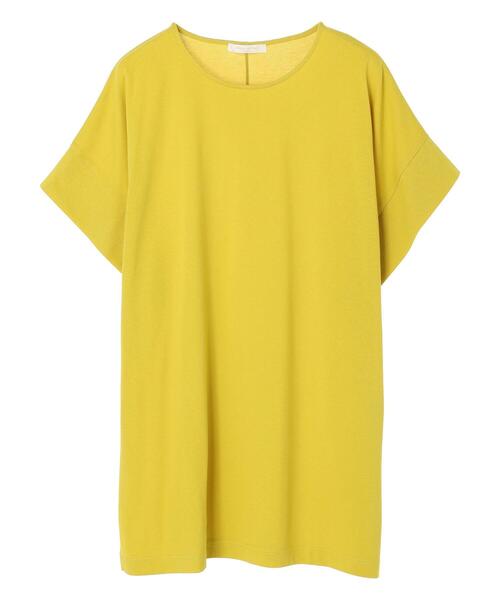 Green　Parks（グリーンパークス）の「袖広 カットチュニック（Tシャツ/カットソー・レディース・オフホワイト/イエロー/ダークグレー・FREE）」の17枚目の写真