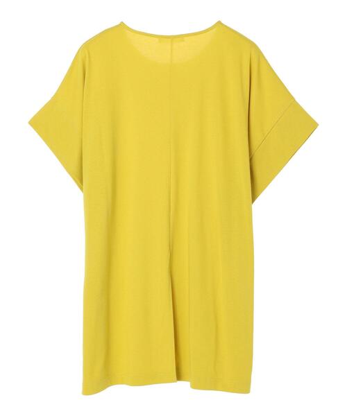 Green　Parks（グリーンパークス）の「袖広 カットチュニック（Tシャツ/カットソー・レディース・オフホワイト/イエロー/ダークグレー・FREE）」の18枚目の写真