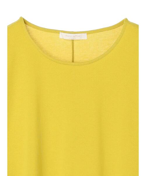 Green　Parks（グリーンパークス）の「袖広 カットチュニック（Tシャツ/カットソー・レディース・オフホワイト/イエロー/ダークグレー・FREE）」の19枚目の写真