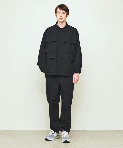 UNITED ARROWS & SONS(ユナイテッドアローズアンドサンズ)の「<UNITED ARROWS & SONS by SHUNTA NAKAJIMA> CTN/NY BDU 6P PANTS/カーゴパンツ(カーゴパンツ・メンズ・ブラック/オリーブ・XL/M/S/L)」の9枚目の写真