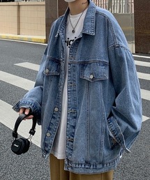 【sevens】ドロップショルダー オーバーサイズデニムジャケット