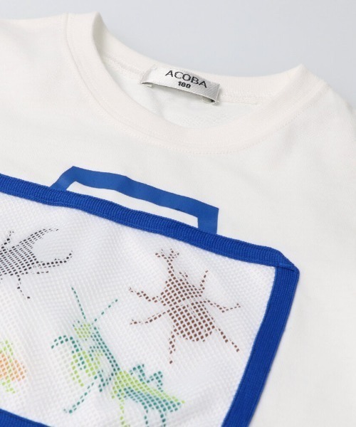 ACOBA（ACOBA）の「虫かご付きＴシャツ（Tシャツ/カットソー・キッズ・グリーン/ホワイト・90/95/100/110/130/80/120）」の8枚目の写真