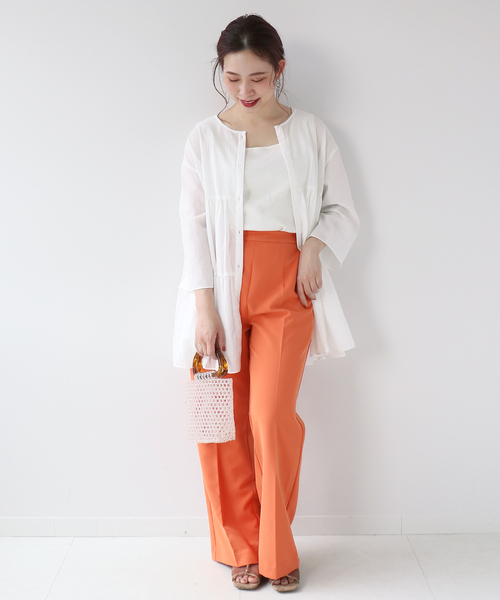 B.C STOCK(ベーセーストック)の「《追加》2wayティアードブラウス(シャツ/ブラウス・レディース・ホワイト/ブラック/イエロー・FREE)」の12枚目の写真