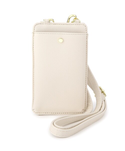 DRESKIP（ドレスキップ）の「◆スマホショルダー（ショルダーバッグ・レディース・グレー系3/グリーン系その他5/アイボリー・00）」の2枚目の写真