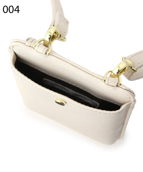 DRESKIP（ドレスキップ）の「◆スマホショルダー（ショルダーバッグ・レディース・グレー系3/グリーン系その他5/アイボリー・00）」の9枚目の写真