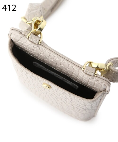 DRESKIP（ドレスキップ）の「◆スマホショルダー（ショルダーバッグ・レディース・グレー系3/グリーン系その他5/アイボリー・00）」の10枚目の写真