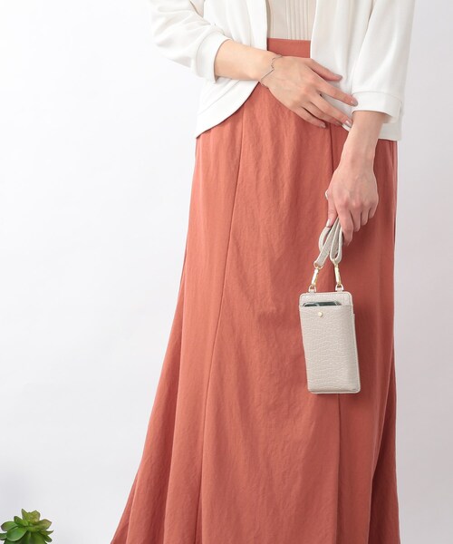 DRESKIP（ドレスキップ）の「◆スマホショルダー（ショルダーバッグ・レディース・グレー系3/グリーン系その他5/アイボリー・00）」の16枚目の写真