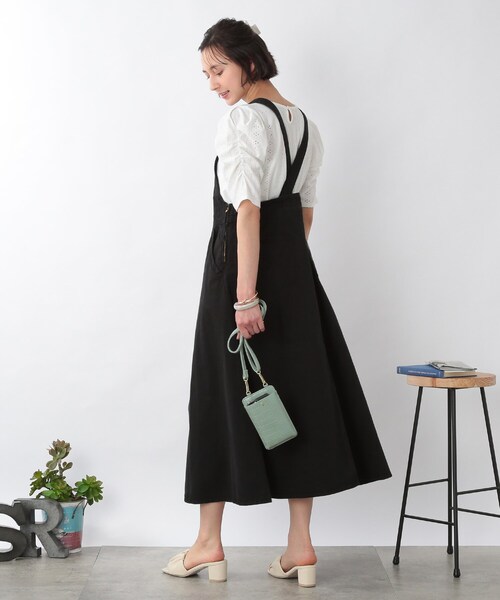 DRESKIP（ドレスキップ）の「◆スマホショルダー（ショルダーバッグ・レディース・グレー系3/グリーン系その他5/アイボリー・00）」の18枚目の写真