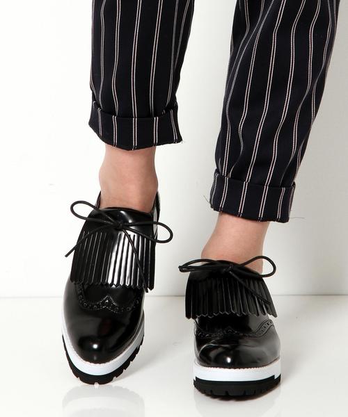 Another Edition（アナザーエディション）の「フリンジレースアップシューズ/AEBC  FRNG LaceUP40◆（その他シューズ・レディース・ブラック/ライム・LARGE/MEDIUM/SMALL）」の10枚目の写真