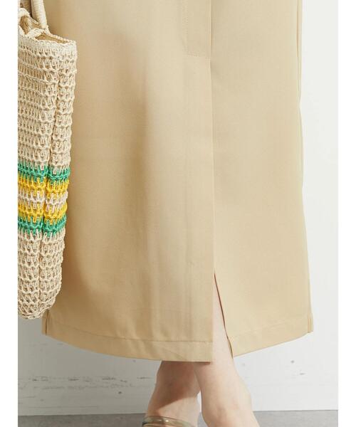 ELENCARE DUE（エレンカーレデュエ）の「・ELENCARE DUE ラップ風ナロースカート（スカート・レディース・ブラック/イエロー/アイボリー・FREE）」の19枚目の写真