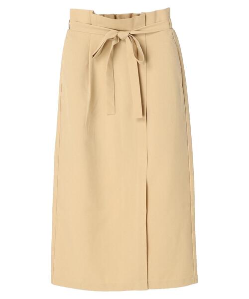 ELENCARE DUE（エレンカーレデュエ）の「・ELENCARE DUE ラップ風ナロースカート（スカート・レディース・ブラック/イエロー/アイボリー・FREE）」の18枚目の写真