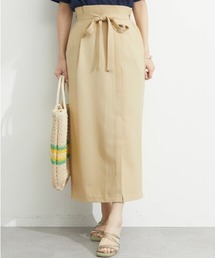 ・ELENCARE DUE ラップ風ナロースカート