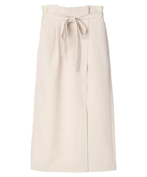 ELENCARE DUE（エレンカーレデュエ）の「・ELENCARE DUE ラップ風ナロースカート（スカート・レディース・ブラック/イエロー/アイボリー・FREE）」の2枚目の写真