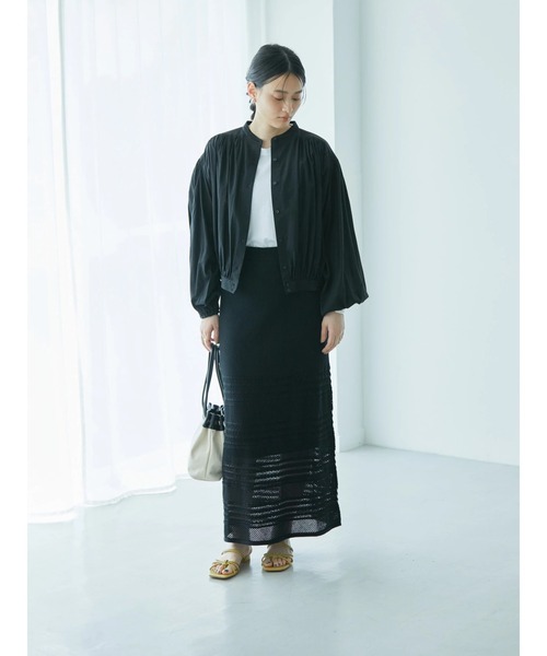 AMERICAN HOLIC（アメリカンホリック）の「フレアラインフレンチスリーブカットプルオーバー（Tシャツ/カットソー・レディース・ネイビー/オフホワイト/イエロー・M/L）」の20枚目の写真