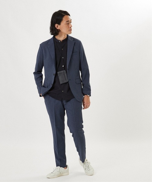 EDIFICE SELECT（エディフィスセレクト）の「"抗菌防臭＆シワ防止機能" ワルツ ツイル テーパード イージーパンツ（スラックス・メンズ・ネイビー/ベージュ/サファリグリーン/チャコールグレー・LARGE/SMALL/MEDIUM/X-LARGE）」の5枚目の写真