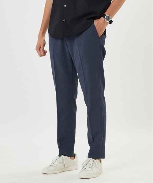 EDIFICE SELECT（エディフィスセレクト）の「"抗菌防臭＆シワ防止機能" ワルツ ツイル テーパード イージーパンツ（スラックス・メンズ・ネイビー/ベージュ/サファリグリーン/チャコールグレー・LARGE/SMALL/MEDIUM/X-LARGE）」の8枚目の写真