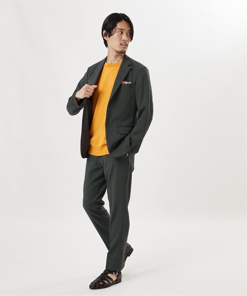 EDIFICE SELECT（エディフィスセレクト）の「"抗菌防臭＆シワ防止機能" ワルツ ツイル テーパード イージーパンツ（スラックス・メンズ・ネイビー/ベージュ/サファリグリーン/チャコールグレー・LARGE/SMALL/MEDIUM/X-LARGE）」の10枚目の写真