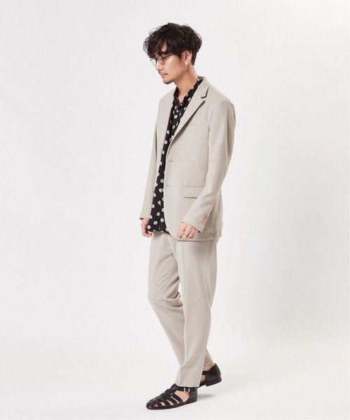 EDIFICE SELECT（エディフィスセレクト）の「"抗菌防臭＆シワ防止機能" ワルツ ツイル テーパード イージーパンツ（スラックス・メンズ・ネイビー/ベージュ/サファリグリーン/チャコールグレー・LARGE/SMALL/MEDIUM/X-LARGE）」の13枚目の写真