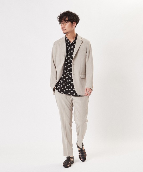 EDIFICE SELECT（エディフィスセレクト）の「"抗菌防臭＆シワ防止機能" ワルツ ツイル テーパード イージーパンツ（スラックス・メンズ・ネイビー/ベージュ/サファリグリーン/チャコールグレー・LARGE/SMALL/MEDIUM/X-LARGE）」の14枚目の写真