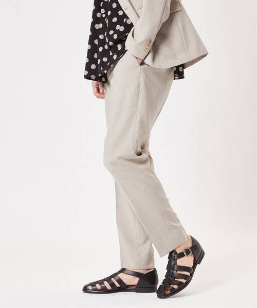 EDIFICE SELECT（エディフィスセレクト）の「"抗菌防臭＆シワ防止機能" ワルツ ツイル テーパード イージーパンツ（スラックス・メンズ・ネイビー/ベージュ/サファリグリーン/チャコールグレー・LARGE/SMALL/MEDIUM/X-LARGE）」の15枚目の写真