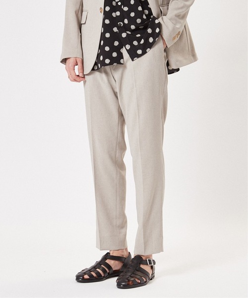 EDIFICE SELECT（エディフィスセレクト）の「"抗菌防臭＆シワ防止機能" ワルツ ツイル テーパード イージーパンツ（スラックス・メンズ・ネイビー/ベージュ/サファリグリーン/チャコールグレー・LARGE/SMALL/MEDIUM/X-LARGE）」の16枚目の写真