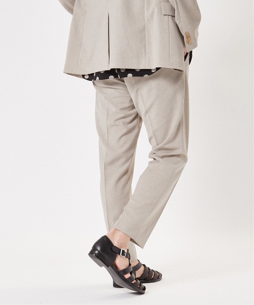 EDIFICE SELECT（エディフィスセレクト）の「"抗菌防臭＆シワ防止機能" ワルツ ツイル テーパード イージーパンツ（スラックス・メンズ・ネイビー/ベージュ/サファリグリーン/チャコールグレー・LARGE/SMALL/MEDIUM/X-LARGE）」の17枚目の写真