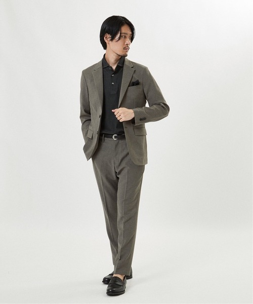 EDIFICE SELECT（エディフィスセレクト）の「"抗菌防臭＆シワ防止機能" ワルツ ツイル テーパード イージーパンツ（スラックス・メンズ・ネイビー/ベージュ/サファリグリーン/チャコールグレー・LARGE/SMALL/MEDIUM/X-LARGE）」の18枚目の写真