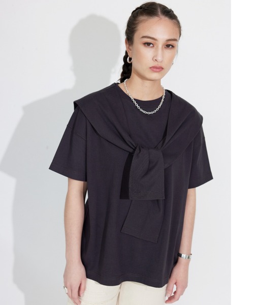 新品タグ付き ALEXIA STAM リバーシブル セーラーカラーロングコート
