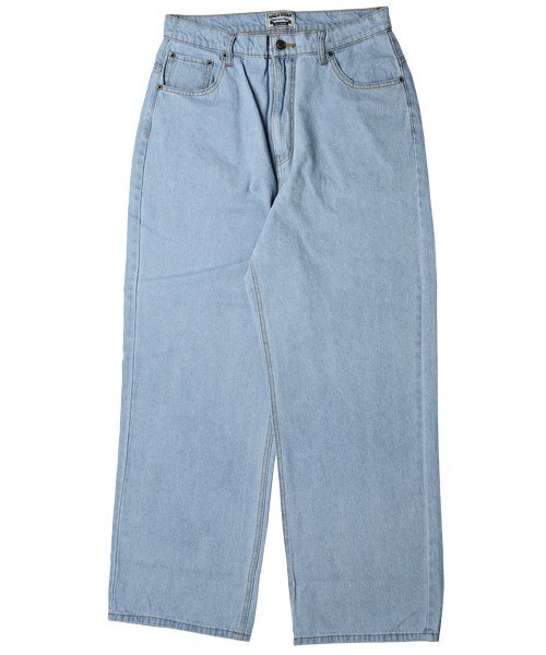LUXSTYLE(ラグスタイル)の「極太ワイドストレートデニムパンツ(デニムパンツ・メンズ・ネイビー/ブルー/ブルー系その他・M/L)」の9枚目の写真