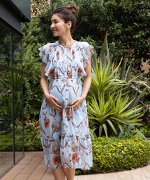 ♡はなママ♡♡familiar 半袖ワンピース 花柄 ♡はなママ♡♡familiar