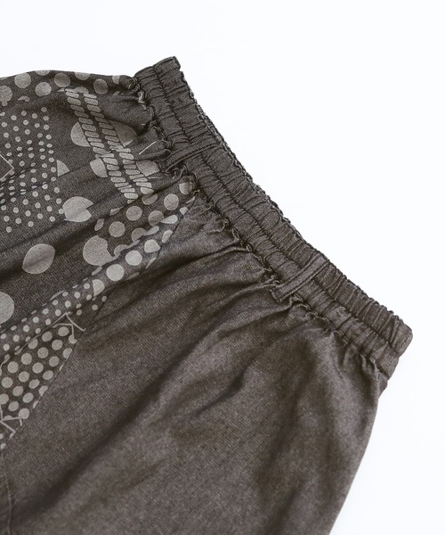 osharewalker（オシャレウォーカー）の「【廃盤】『抜染プリントデニムコクーンスカート』（デニムスカート・レディース・ブラック/ブルー・FREE）」の15枚目の写真