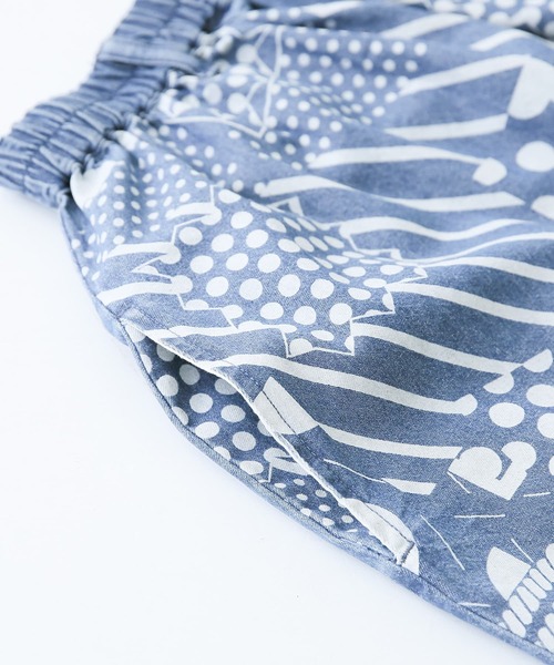 osharewalker（オシャレウォーカー）の「【廃盤】『抜染プリントデニムコクーンスカート』（デニムスカート・レディース・ブラック/ブルー・FREE）」の16枚目の写真