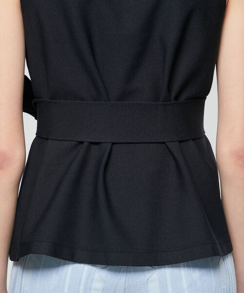 WRAPINKNOT(ラッピンノット)の「【WRAPINKNOT(ラッピンノット)】《STUDIOUS別注》別注ノースリーブ2WAYトップス WZ22S-LPO24(Tシャツ/カットソー・レディース・ブラック/カーキ/グリーン/ブルー・0)」の16枚目の写真