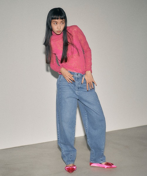 FEKETE（フェケテ）の「BIG RIBBON POINTED TOE PUMPS / サテンリボン