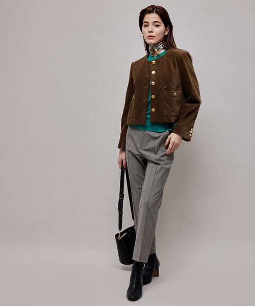 ROPE'（ロペ）の「ストレッチショートブーツ（ブーツ・レディース・ブラック/ベージュ/クリーム・36/36.5/37/37.5/38/35.5/35）」の14枚目の写真