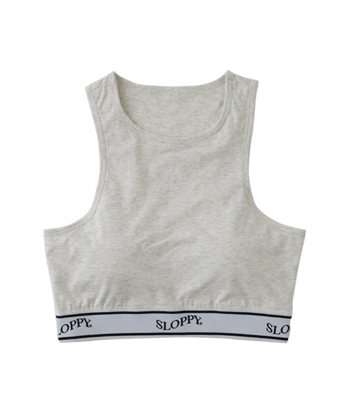 WHO'S WHO gallery（フーズフーギャラリー）の「【SLOPPY/スロッピー】フィットタンク（タンクトップ・レディース・アッシュグレー/ブラック/オフホワイト・FREE）」の3枚目の写真